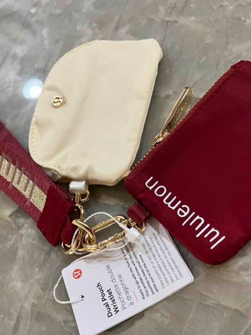 lululemon dual pouch wristlet